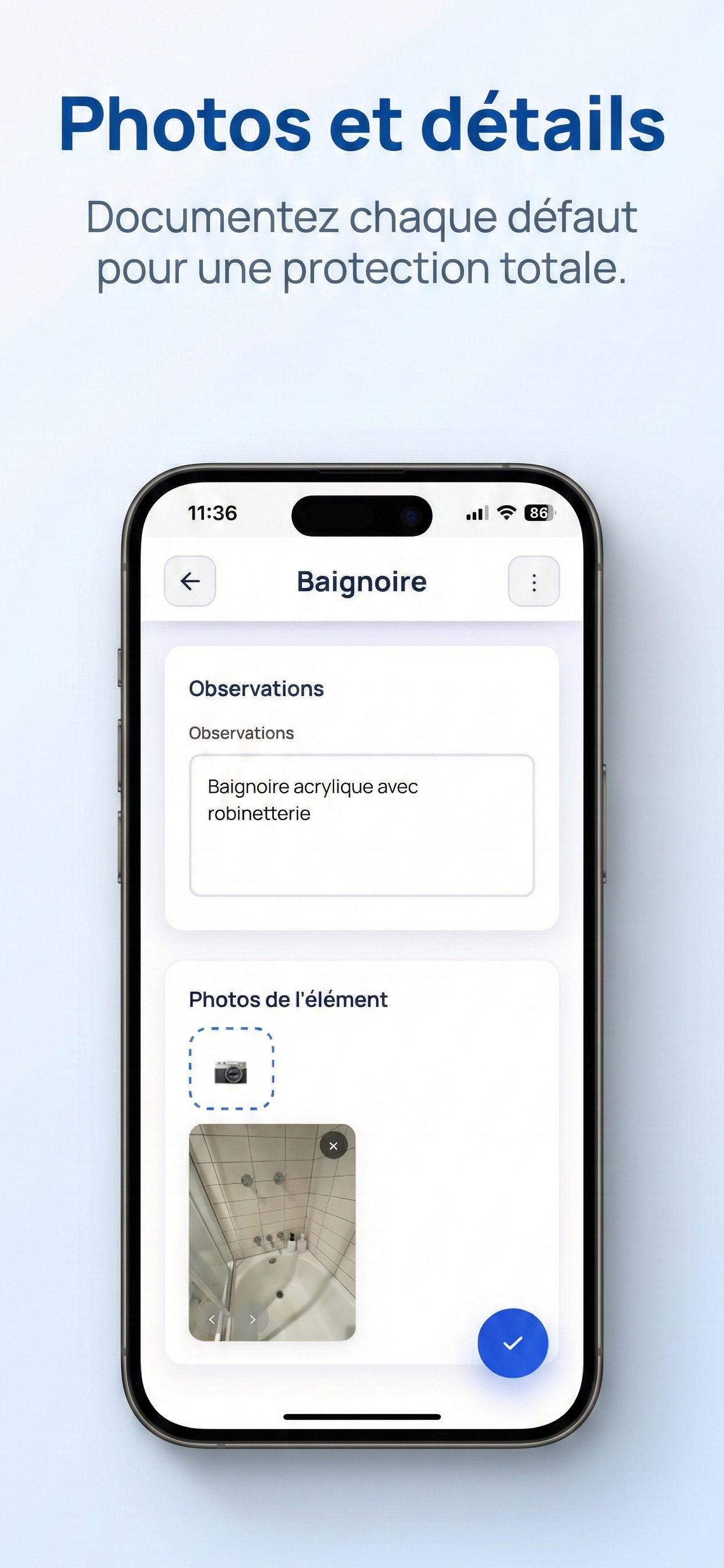 Capture photo - CapLens Inventory