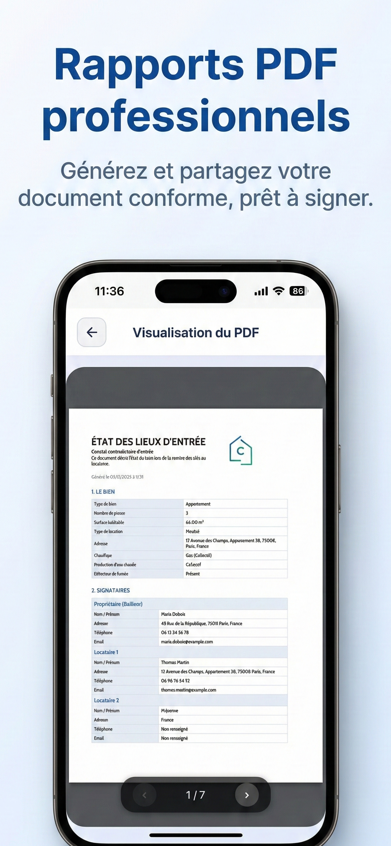 Rapport PDF - CapLens Inventory
